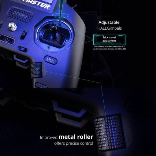 RadioMaster Zorro with Battery Hall Handle Remote Control CC2500 JP4IN1 Multi-Protocol ELRS TX High Frequency Configurations — изображение 10