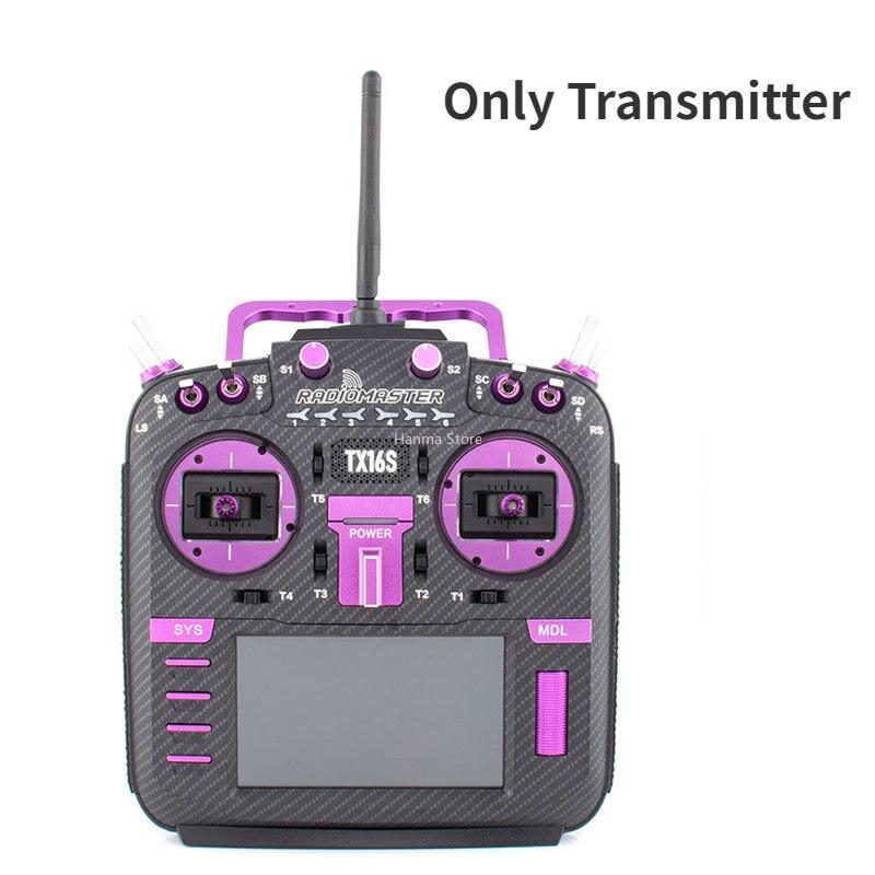 RadioMaster TX16S MAX MKII Carbon Purple JB Color With Sound Pack Hall Gimbal Transmitter Remote Control - Image 4