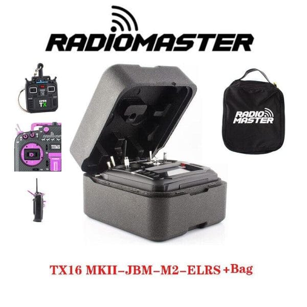 RadioMaster TX16S MKII MAX ELRS 2.4G 16ch Carbon Purple JB Color With Sound Pack V4.0 Hall Gimbal Transmitter Remote Control - Image 3