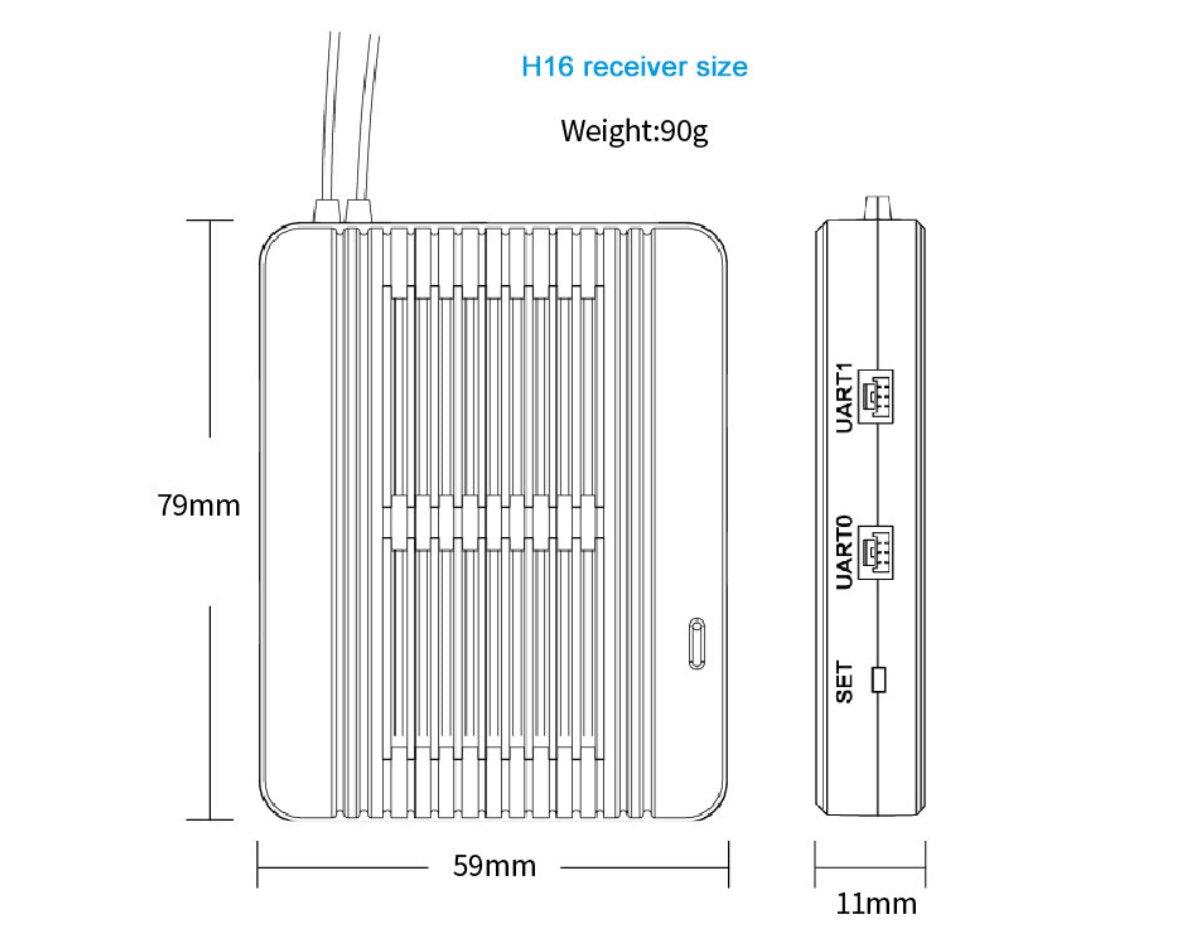 Skydroid H16 / Pro 2.4GHz 16CH FHSS 20KM 1080P Digital Video Data Transmission Telemetry Transmitter w/ R16 Receiver MIPI Camera 6 Skydroid H16 / Pro 2.4GHz 16CH FHSS 20KM 1080P Digital Video Data Transmission Telemetry Transmitter w/ R16 Receiver MIPI Camera — изображение 6