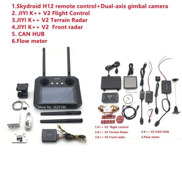 Skydroid H12 12CH 1080P Digital Video Data Video Transmission Transmitter JIYI K++ Flight Control For Plant Protection Machine - صورة Skydroid H12 12CH 1080P Digital Video Data Video Transmission Transmitter JIYI K++ Flight Control For Plant Protection Machine - صورة 3