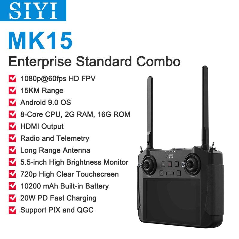 SIYI MK15 Mini Handheld Radio System Transmitter Remote Control 5.5-Inch HB Screen 1080p FPV 15KM Android OS 2G RAM 16G ROM 11 SIYI MK15 Mini Handheld Radio System Transmitter Remote Control 5.5-Inch HB Screen 1080p FPV 15KM Android OS 2G RAM 16G ROM — изображение 11