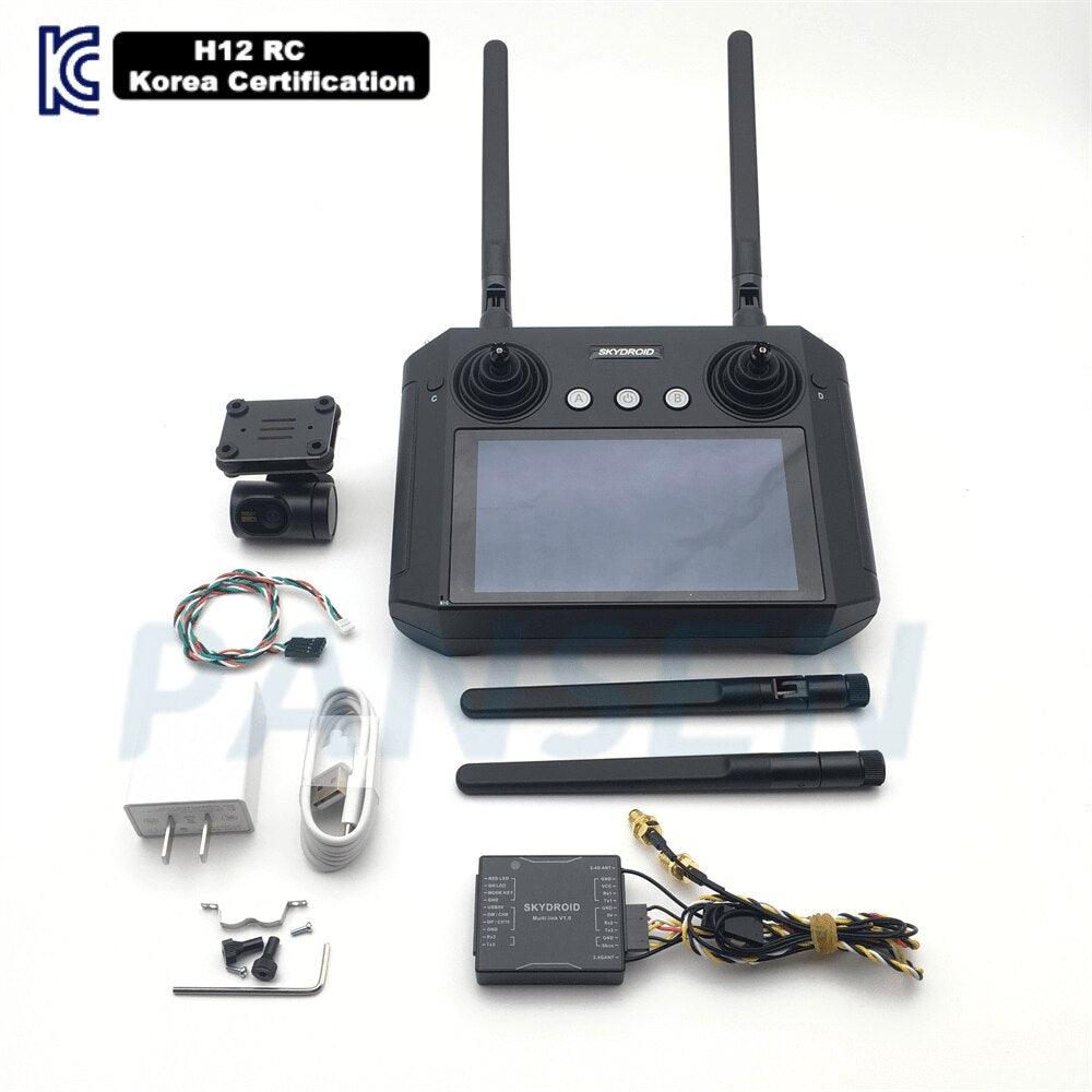 Skydroid H12 Remote Control 2.4GHz 12CH 1080P Agricultural Spray Drone Digital Image Control Three In One RC Drone Receiver - Image 6