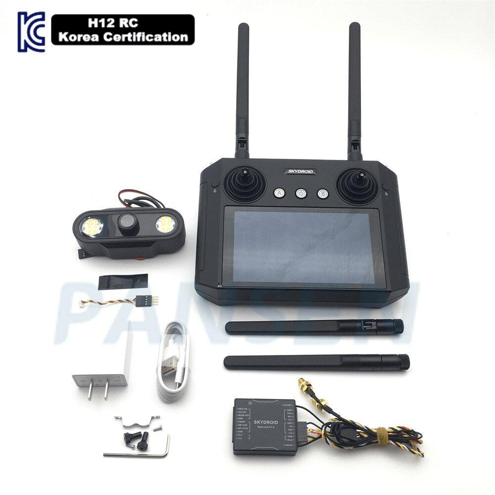Skydroid H12 Remote Control 2.4GHz 12CH 1080P Agricultural Spray Drone Digital Image Control Three In One RC Drone Receiver - Image 5