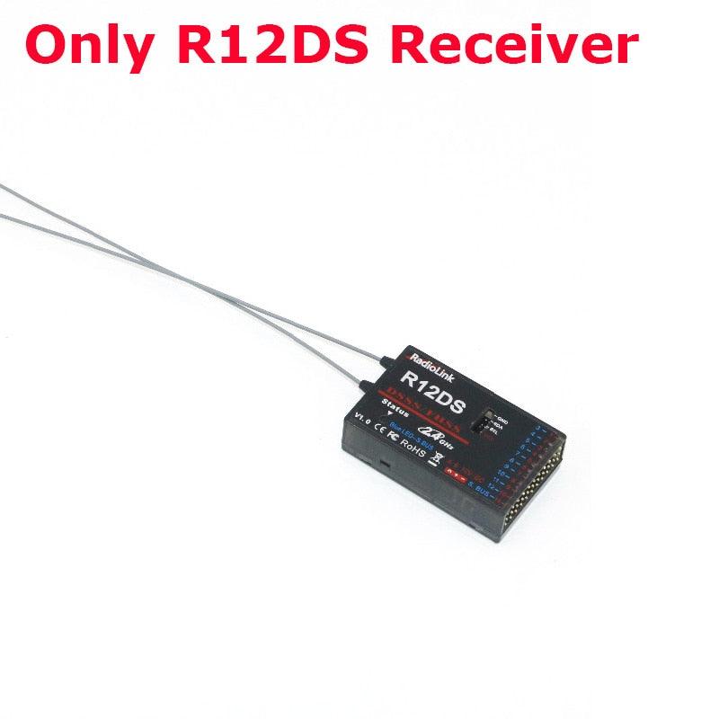 RadioLink AT10 II - 2.4Ghz 12CH RC Transmitter with R12DS Receiver PRM-01 Voltage Return Module Battery for RC Quadcopter - Image 6