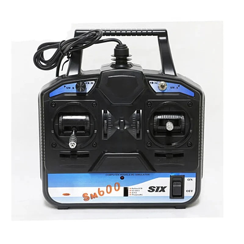 FlySky SM600 6 Channel RC Flight Simulator for RC Plane,Helicopter , Drone Training