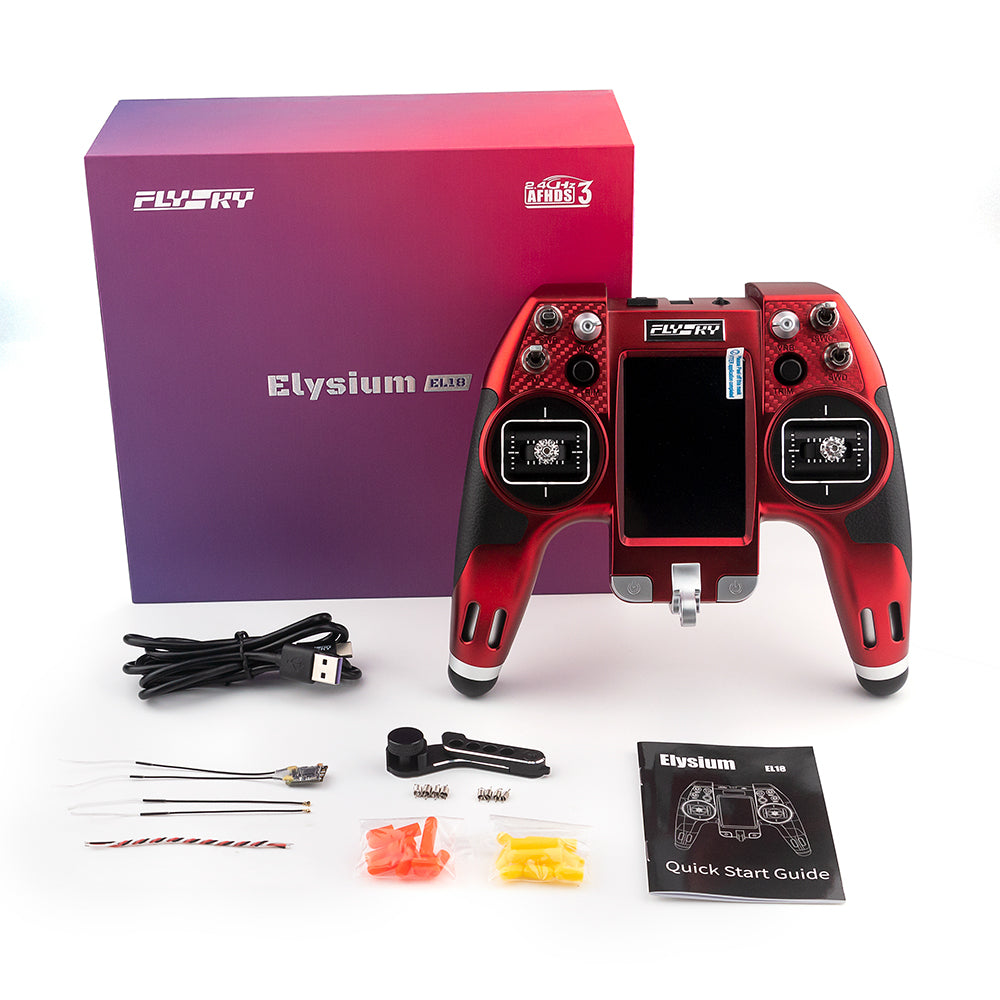 FLYSKY Elysium EL18 Transmitter - 2.4GHz AFHDS 3 Open Source EdgeTX Transmitter with Tmr Micro Receiver — изображение 5