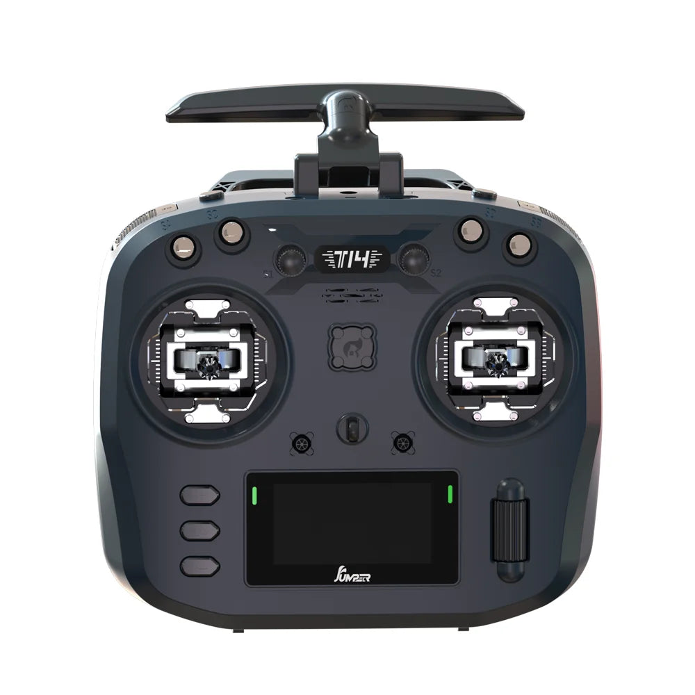 Jumper T14 Transmitter - 2.4GHz/915MHz 1W ELRS VS-M CNC Hall Sensor Gimbals 2.42" OLED Screen EdgeTX Radio Controller for FPV RC Racer Drone 8 Jumper T14 Transmitter - 2.4GHz/915MHz 1W ELRS VS-M CNC Hall Sensor Gimbals 2.42" OLED Screen EdgeTX Radio Controller for FPV RC Racer Drone — изображение 8