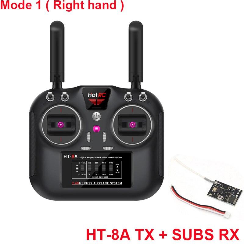 Hotrc HT-8A 2.4G 8CH RC Transmitter FHSS & 8CH Receiver With Box For FPV Drone Rc Airplane Helicopter — изображение 6
