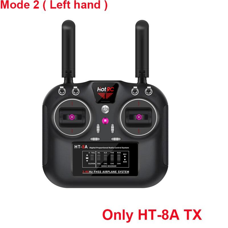 Hotrc HT-8A 2.4G 8CH RC Transmitter FHSS & 8CH Receiver With Box For FPV Drone Rc Airplane Helicopter — изображение 4
