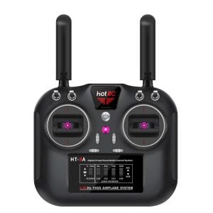 Hotrc HT-8A 2.4G 8CH RC Transmitter FHSS & 8CH Receiver With Box For FPV Drone Rc Airplane Helicopter