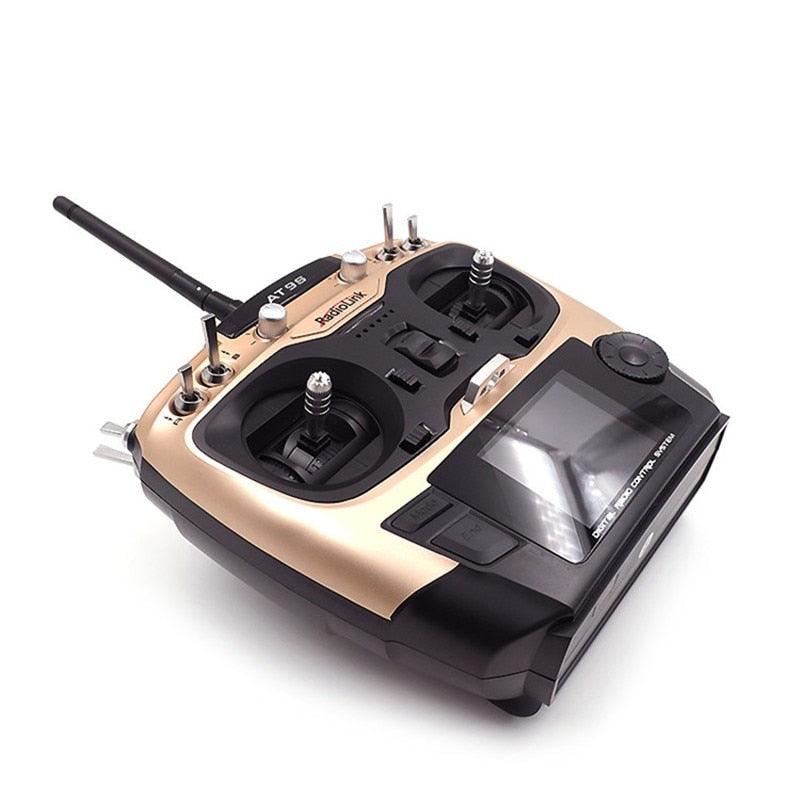 Radiolink AT9S Transmitter - Radio Remote Control System DSSS FHSS 2.4G 10CH Transmitter with R9DS Receiver for RC Helicopter FPV Drone Remote Controller 1 Radiolink AT9S Transmitter - Radio Remote Control System DSSS FHSS 2.4G 10CH Transmitter with R9DS Receiver for RC Helicopter FPV Drone Remote Controller