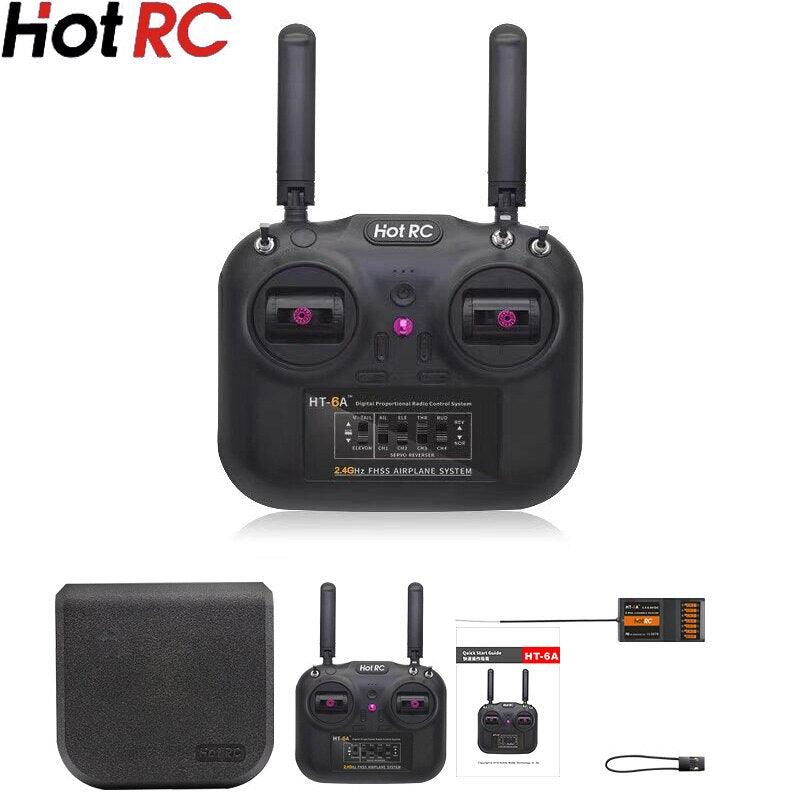 Hotrc HT-6A 2.4G 6CH/KT6A 2.4Ghz 6ch 4ch RC Transmitter FHSS & 6CH Receiver with Box for FPV Drone Rc Airplane Rc Car Rc Boat — изображение 21