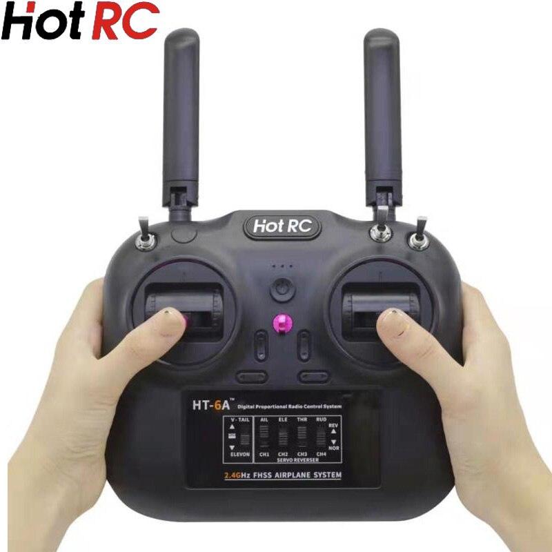 Hotrc HT-6A 2.4G 6CH/KT6A 2.4Ghz 6ch 4ch RC Transmitter FHSS & 6CH Receiver with Box for FPV Drone Rc Airplane Rc Car Rc Boat — изображение 17