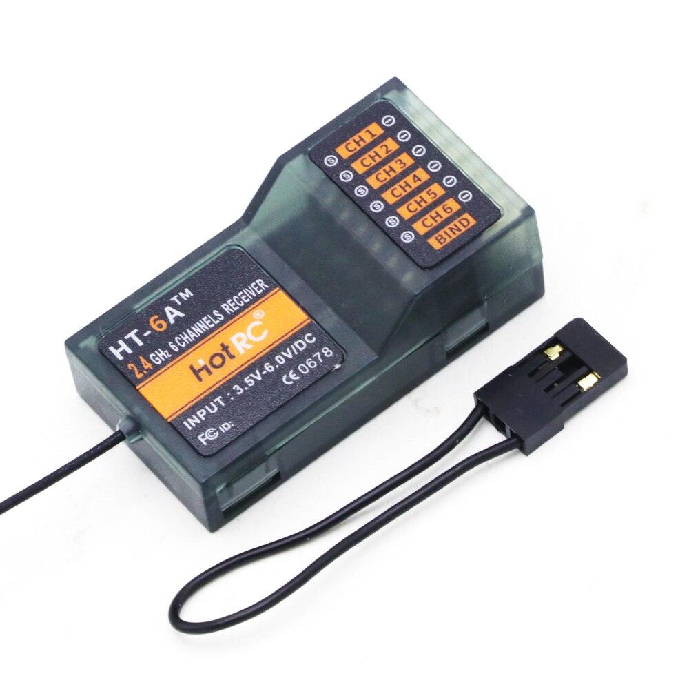 Hotrc HT-6A 2.4G 6CH/KT6A 2.4Ghz 6ch 4ch RC Transmitter FHSS & 6CH Receiver with Box for FPV Drone Rc Airplane Rc Car Rc Boat — изображение 11
