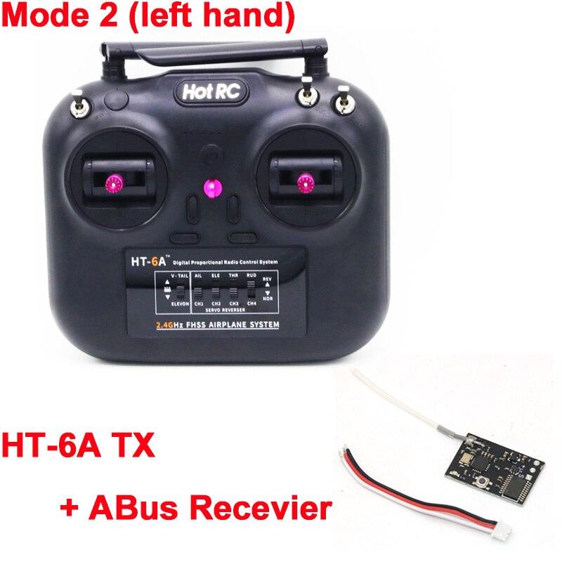 Hotrc HT-6A 2.4G 6CH/KT6A 2.4Ghz 6ch 4ch RC Transmitter FHSS & 6CH Receiver with Box for FPV Drone Rc Airplane Rc Car Rc Boat — изображение 8