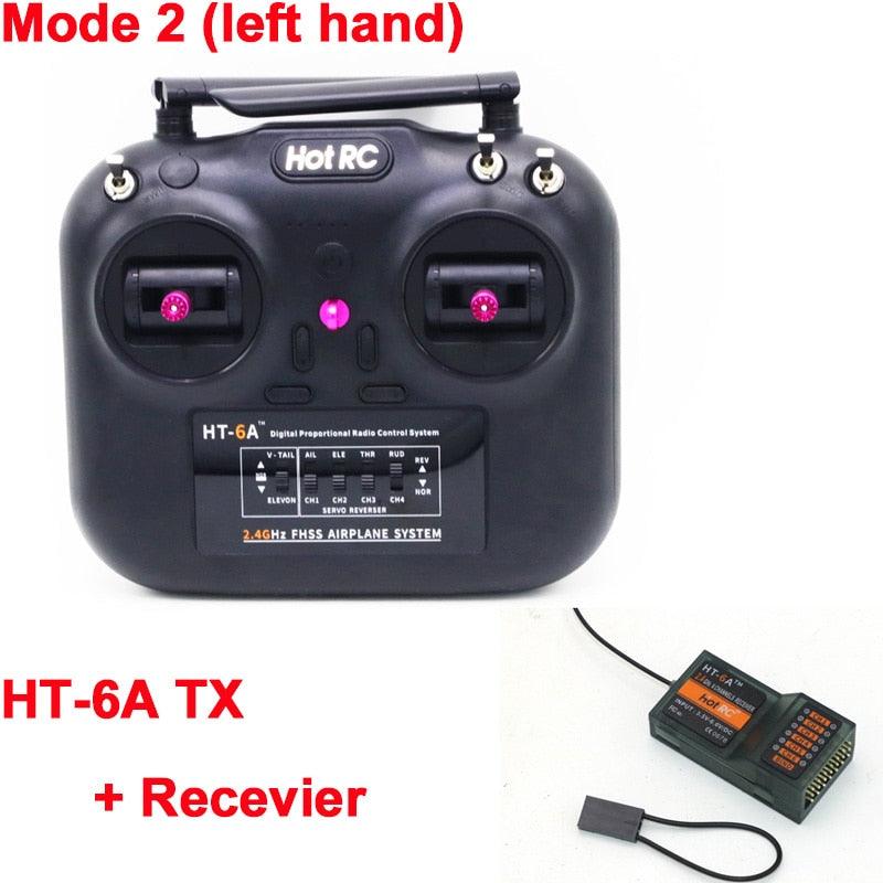 Hotrc HT-6A 2.4G 6CH/KT6A 2.4Ghz 6ch 4ch RC Transmitter FHSS & 6CH Receiver with Box for FPV Drone Rc Airplane Rc Car Rc Boat — изображение 6
