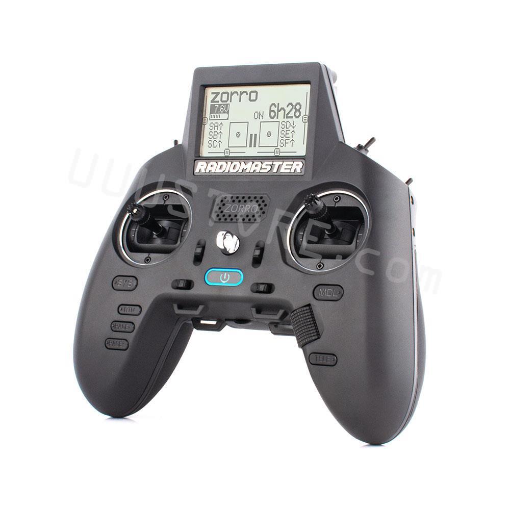 RadioMaster ZORRO Transmitter - 2.4Ghz 16CH CC2500 / 4in1 / ELRS Hall Gimbal LCD Screen OpenTX Radio Transmitter Mode2 for RC FPV Drone
