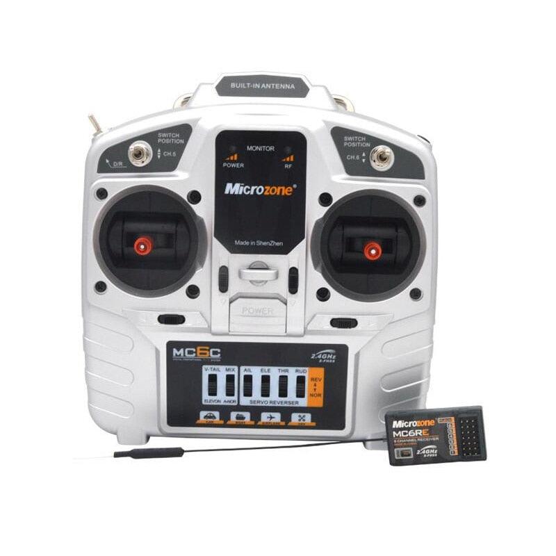 MicroZone MC6C Model Aircraft Remote Control With 2.4G Receiver For SU27 Fixed Wing Aircraft Through The 4 Axis KT Board Machine — изображение 6