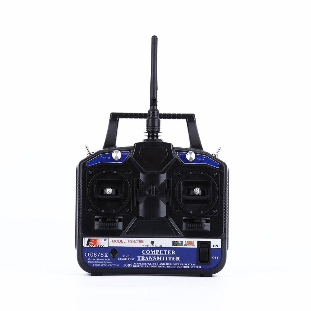 Flysky FS-CT6B 2.4G 6-Channel AFHDS Transmitter with FS-R6B Receiver for RC Quadcopter Multirotor Drone Airplane - Image 7