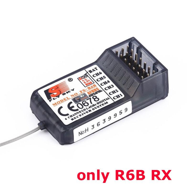 Flysky FS-CT6B 2.4G 6-Channel AFHDS Transmitter with FS-R6B Receiver for RC Quadcopter Multirotor Drone Airplane - Image 4