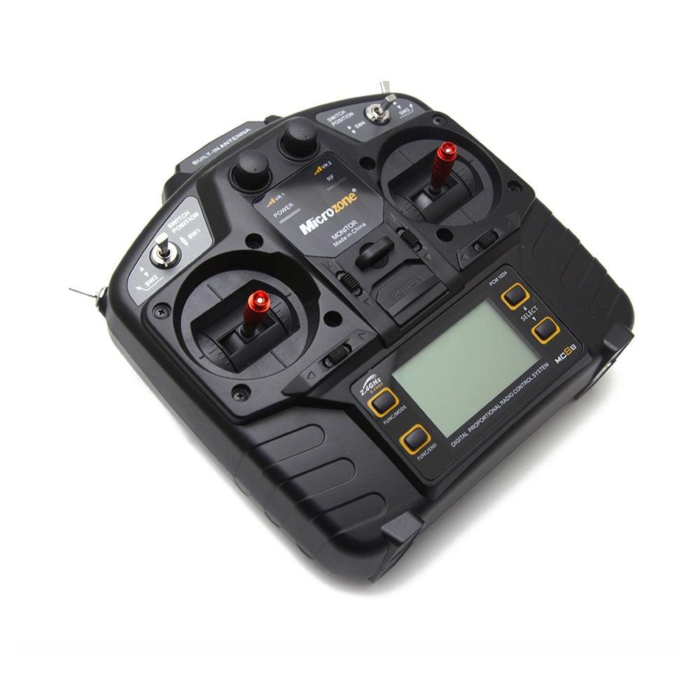 Microzone MC8B 2.4G 8CH Remote Control Transmitter & MC8RE/ MC9002 Receiver Radio System For RC Aircraft Fixed-wing Helicopter - Image 12