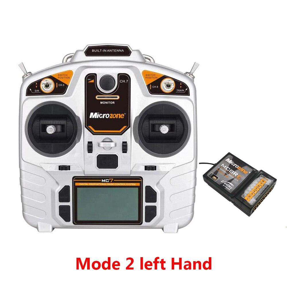 MicroZone MC7 - 2.4G Controller Transmitter With MC8RE Receiver Radio System for RC Airplane Drone multirotor Helicopter VS MC6C 5 MicroZone MC7 - 2.4G Controller Transmitter With MC8RE Receiver Radio System for RC Airplane Drone multirotor Helicopter VS MC6C — изображение 5