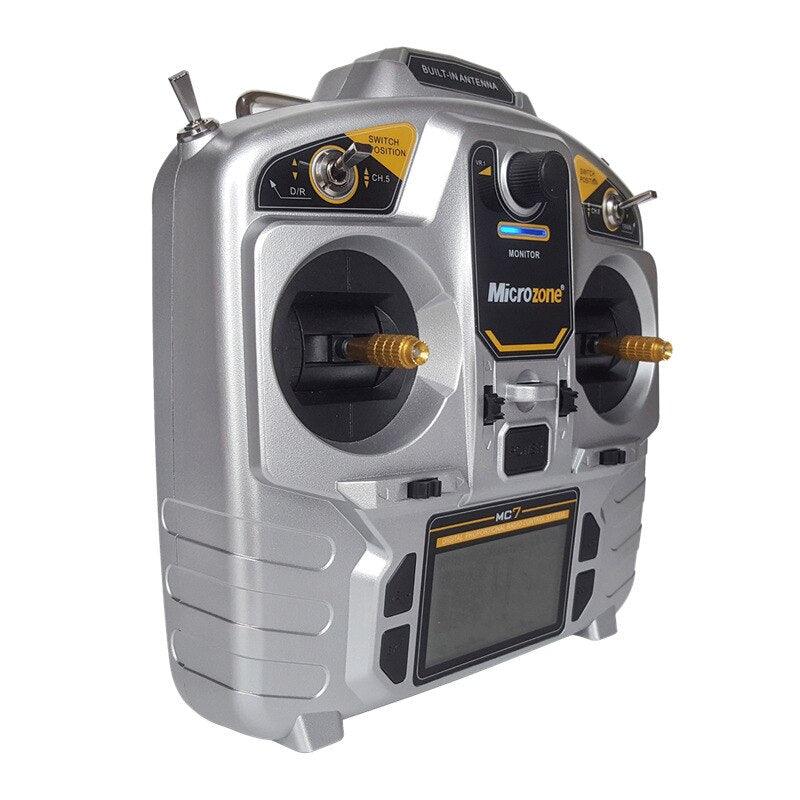 MicroZone MC7 - 2.4G Controller Transmitter With MC8RE Receiver Radio System for RC Airplane Drone multirotor Helicopter VS MC6C 2 MicroZone MC7 - 2.4G Controller Transmitter With MC8RE Receiver Radio System for RC Airplane Drone multirotor Helicopter VS MC6C — изображение 2