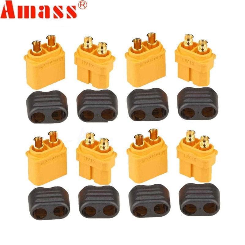 10 x Amass XT60+ XT60H Plug Connector With Sheath Housing 5 Male 5 Female (5 Pair ) For Rc Lipo Battery Rc Drone Car Boat 3 10 x Amass XT60+ XT60H Plug Connector With Sheath Housing 5 Male 5 Female (5 Pair ) For Rc Lipo Battery Rc Drone Car Boat - Image 3