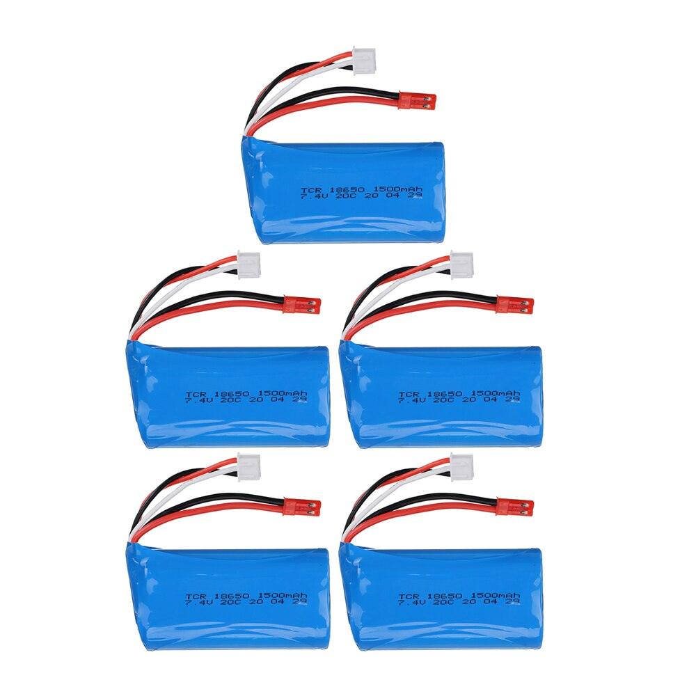 7.4V 1500mAh Drone Battery  With JST plug for Rc Boats Car Tanks Drones Parts For UD1601 UD1602 SG1603 SG1604 7.4V 18650 Battery — изображение 3