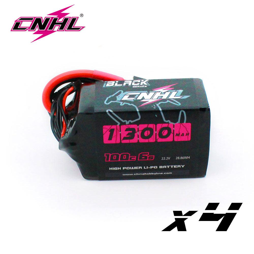 4PCS CNHL 4S 6S 14.8V 22.2V Lipo Battery for Drone - 1300mAh 1500mAh 100C With XT60 Plug For RC FPV Airplane Quadcopter Helicopter Drone Battery — изображение 3