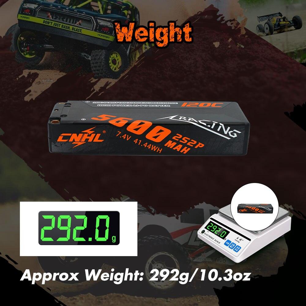 CNHL 7.4V 5600mAh Lipo 2S Battery for FPV Drone - 120C Hard Case With Deans T EC5 Plug For RC Car Airplane Tank Boat Vehicle Rally Trucks Buggy 5 CNHL 7.4V 5600mAh Lipo 2S Battery for FPV Drone - 120C Hard Case With Deans T EC5 Plug For RC Car Airplane Tank Boat Vehicle Rally Trucks Buggy - Image 5