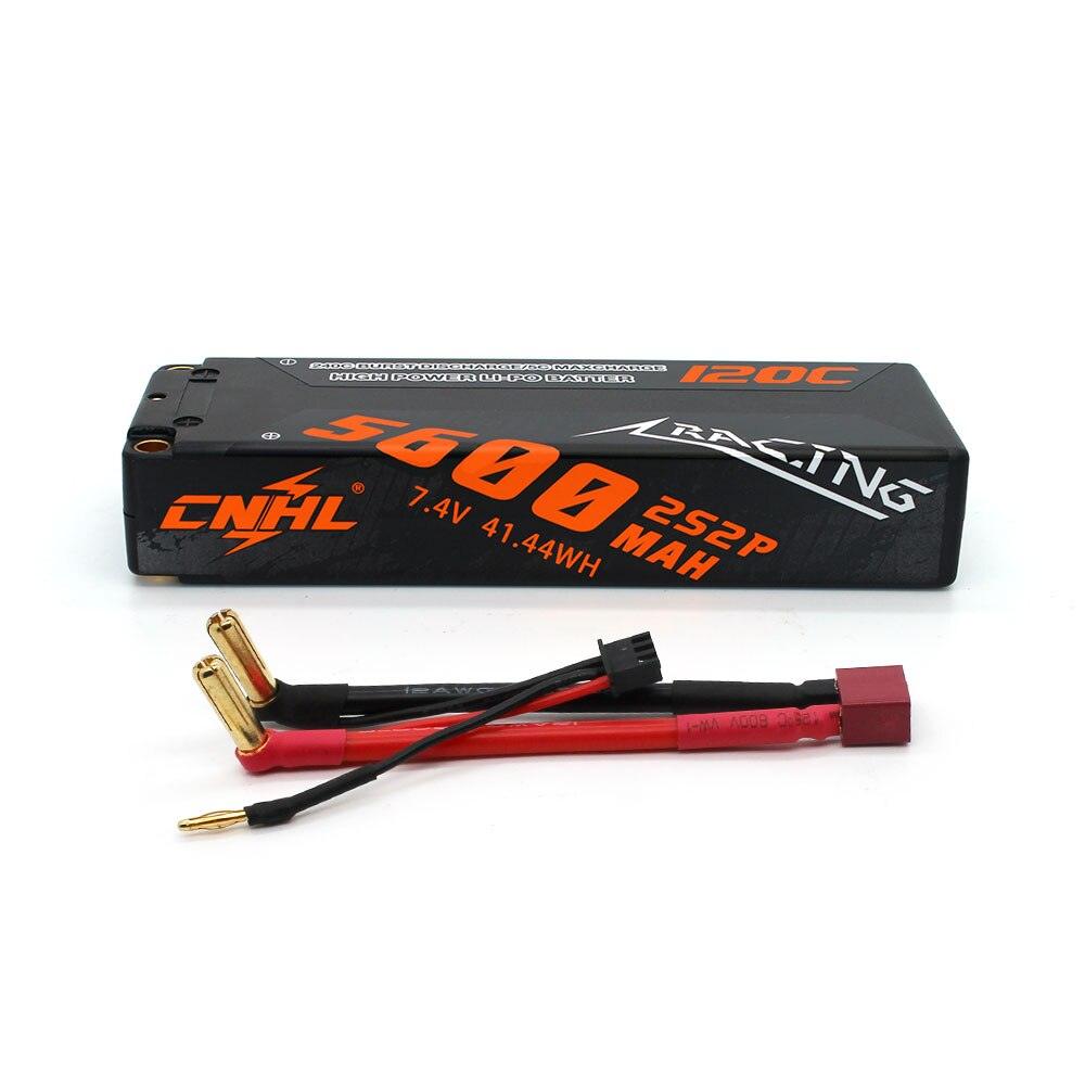 CNHL 7.4V 5600mAh Lipo 2S Battery for FPV Drone - 120C Hard Case With Deans T EC5 Plug For RC Car Airplane Tank Boat Vehicle Rally Trucks Buggy 3 CNHL 7.4V 5600mAh Lipo 2S Battery for FPV Drone - 120C Hard Case With Deans T EC5 Plug For RC Car Airplane Tank Boat Vehicle Rally Trucks Buggy - Image 3