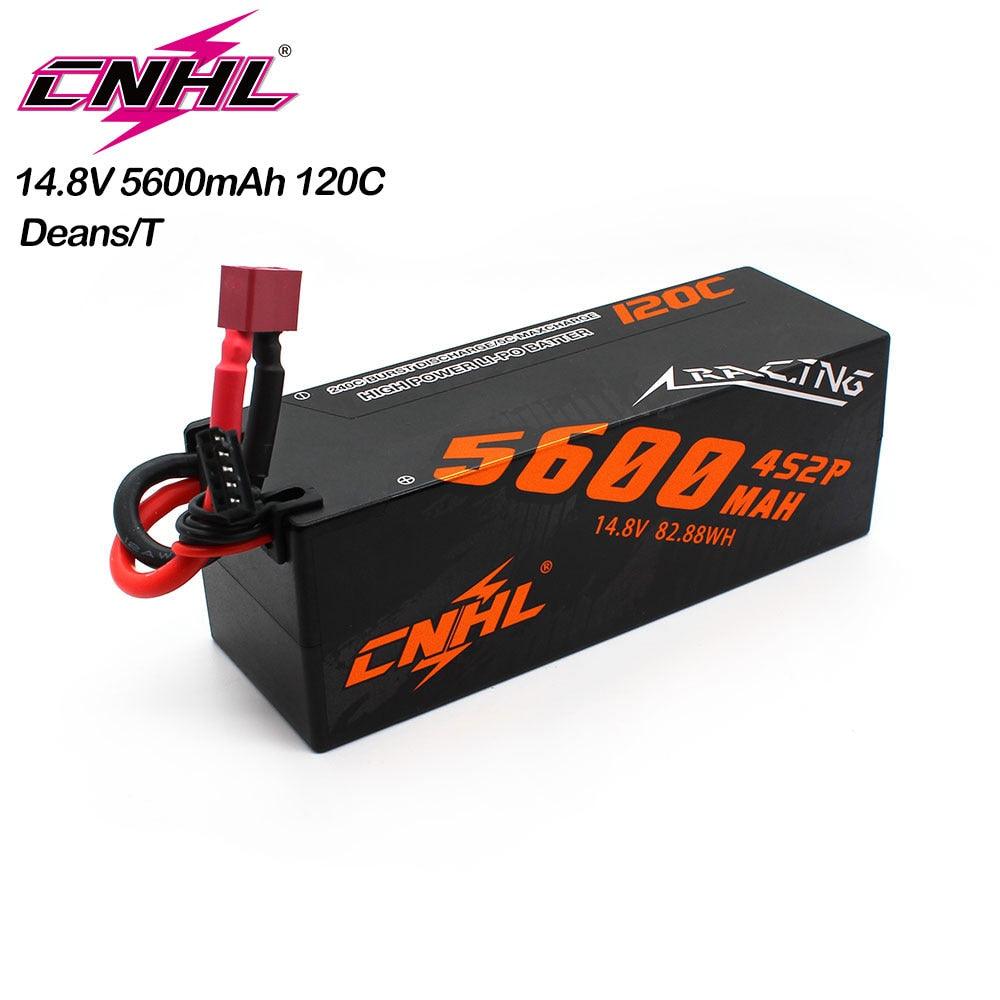 CNHL 14.8V 5600mAh Lipo 4S Battery for FPV Drone - 120C Racing Series Hard Case With Deans Plug For RC Car Rally Truck Buggy Rally Off-Road Boat 2 CNHL 14.8V 5600mAh Lipo 4S Battery for FPV Drone - 120C Racing Series Hard Case With Deans Plug For RC Car Rally Truck Buggy Rally Off-Road Boat - Image 2