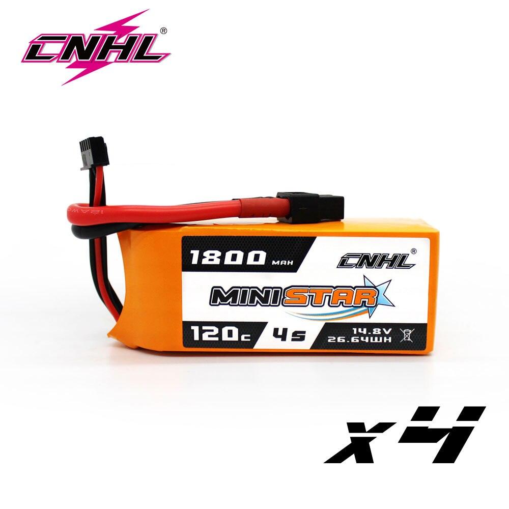 4PCS CNHL 4S 14.8V Lipo Battery for FPV Drone - 1300mAh 1500mAh 1800mAh 120C MiniStar With XT60 Plug For RC FPV Boat Quadcopter Airplane Drone 4 4PCS CNHL 4S 14.8V Lipo Battery for FPV Drone - 1300mAh 1500mAh 1800mAh 120C MiniStar With XT60 Plug For RC FPV Boat Quadcopter Airplane Drone — изображение 4