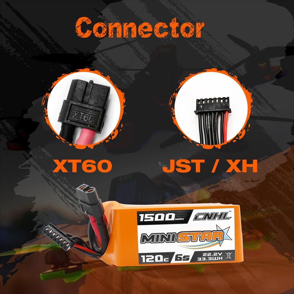 2PCS CNHL 6S 22.2V Lipo Battery For RC FPV Drone 1300mAh 1500mAh 1800mAh 120C With XT60 Plug Quadcopter Helicopter Airplane 8 2PCS CNHL 6S 22.2V Lipo Battery For RC FPV Drone 1300mAh 1500mAh 1800mAh 120C With XT60 Plug Quadcopter Helicopter Airplane — изображение 8
