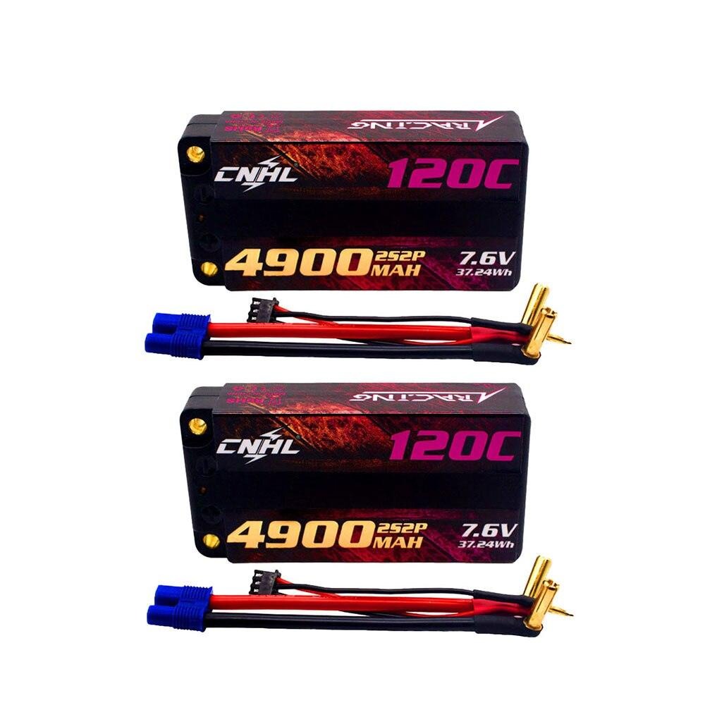 2PCS CNHL 2S 7.6V Lipo Battery for FPV Drone - 4000mAh 4900mAh 5200mAh 120C HV Shorty Hard Case With EC3 Plug For RC Car Boat Airplane Truck 1 2PCS CNHL 2S 7.6V Lipo Battery for FPV Drone - 4000mAh 4900mAh 5200mAh 120C HV Shorty Hard Case With EC3 Plug For RC Car Boat Airplane Truck