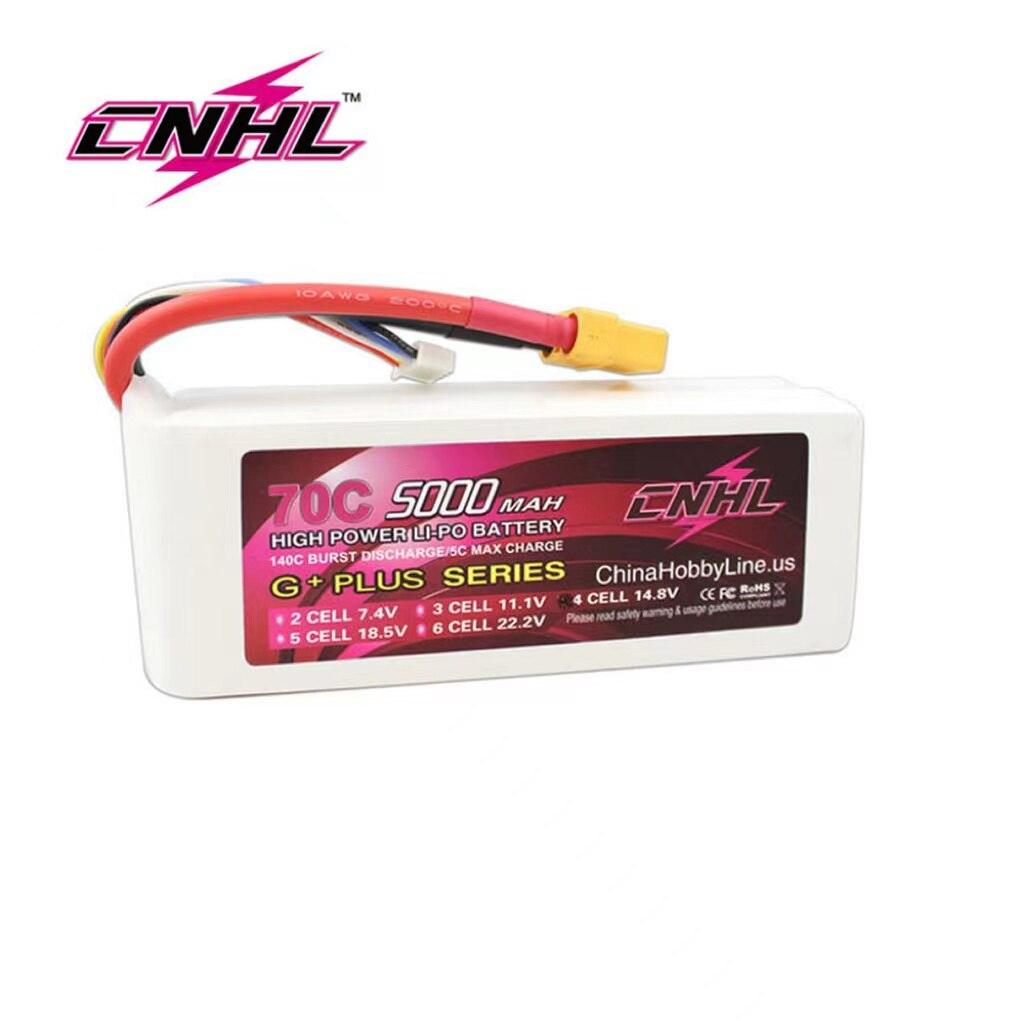 CNHL Lipo Battery For FPV Drone - 3S 4S 6S 11.1V 14.8V 22.2V 5000mAh 70C G+PLUS With XT90 Plug For RC Car Boat Airplane Helicopter 5 CNHL Lipo Battery For FPV Drone - 3S 4S 6S 11.1V 14.8V 22.2V 5000mAh 70C G+PLUS With XT90 Plug For RC Car Boat Airplane Helicopter - صورة CNHL Lipo Battery For FPV Drone - 3S 4S 6S 11.1V 14.8V 22.2V 5000mAh 70C G+PLUS With XT90 Plug For RC Car Boat Airplane Helicopter - صورة 5