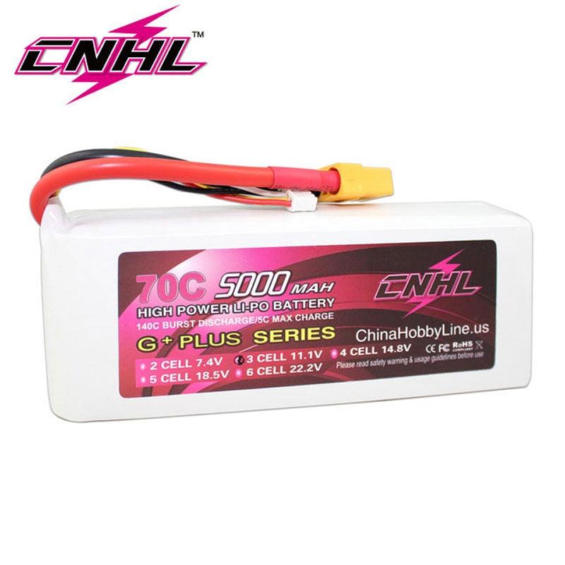 CNHL Lipo Battery For FPV Drone - 3S 4S 6S 11.1V 14.8V 22.2V 5000mAh 70C G+PLUS With XT90 Plug For RC Car Boat Airplane Helicopter 4 CNHL Lipo Battery For FPV Drone - 3S 4S 6S 11.1V 14.8V 22.2V 5000mAh 70C G+PLUS With XT90 Plug For RC Car Boat Airplane Helicopter - صورة CNHL Lipo Battery For FPV Drone - 3S 4S 6S 11.1V 14.8V 22.2V 5000mAh 70C G+PLUS With XT90 Plug For RC Car Boat Airplane Helicopter - صورة 4