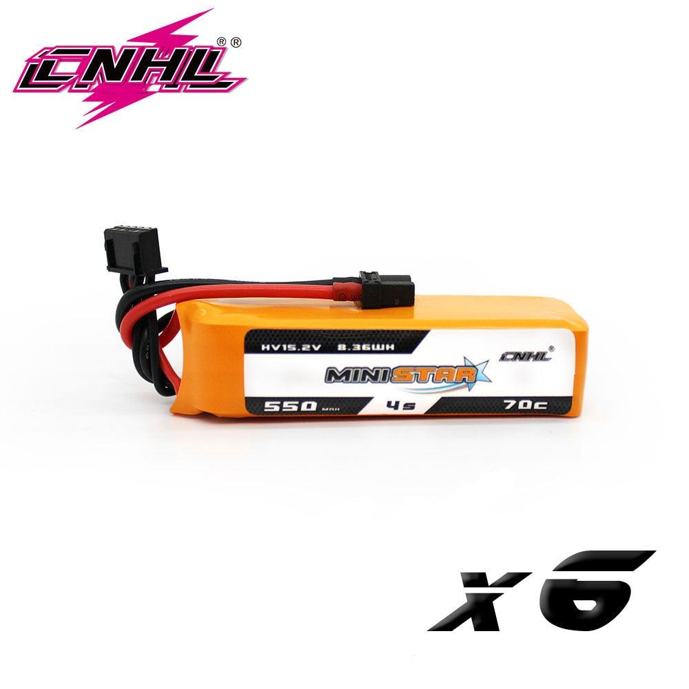 6PCS CNHL 2S 3S 4S 7.6V 11.4V 15.2V 550mAh Lipo Battery for FPV Drone - 70C MiniStar HV With XT30 Plug For RC FPV Racing Drone Drone Airplane 4 6PCS CNHL 2S 3S 4S 7.6V 11.4V 15.2V 550mAh Lipo Battery for FPV Drone - 70C MiniStar HV With XT30 Plug For RC FPV Racing Drone Drone Airplane — изображение 4
