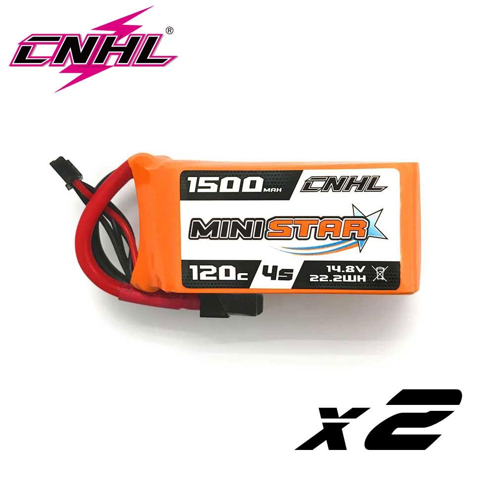 2PCS CNHL 14.8V Lipo 4S  Battery for FPV Drone - 1300mAh 1500mAh 1600mAh 1800mAh 120C Ministar Series With XT60 Plug For RC FPV Drone Quadcopter - Bild 5