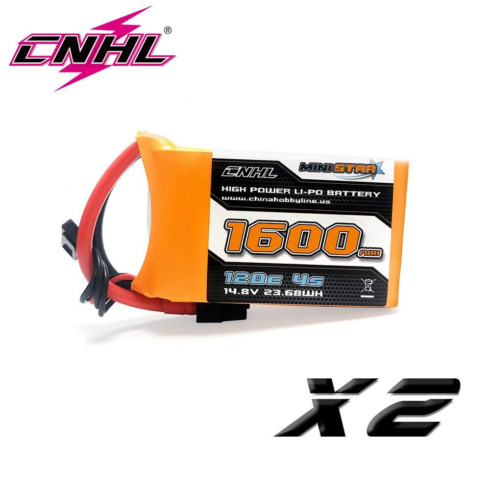 2PCS CNHL 14.8V Lipo 4S  Battery for FPV Drone - 1300mAh 1500mAh 1600mAh 1800mAh 120C Ministar Series With XT60 Plug For RC FPV Drone Quadcopter - Bild 4