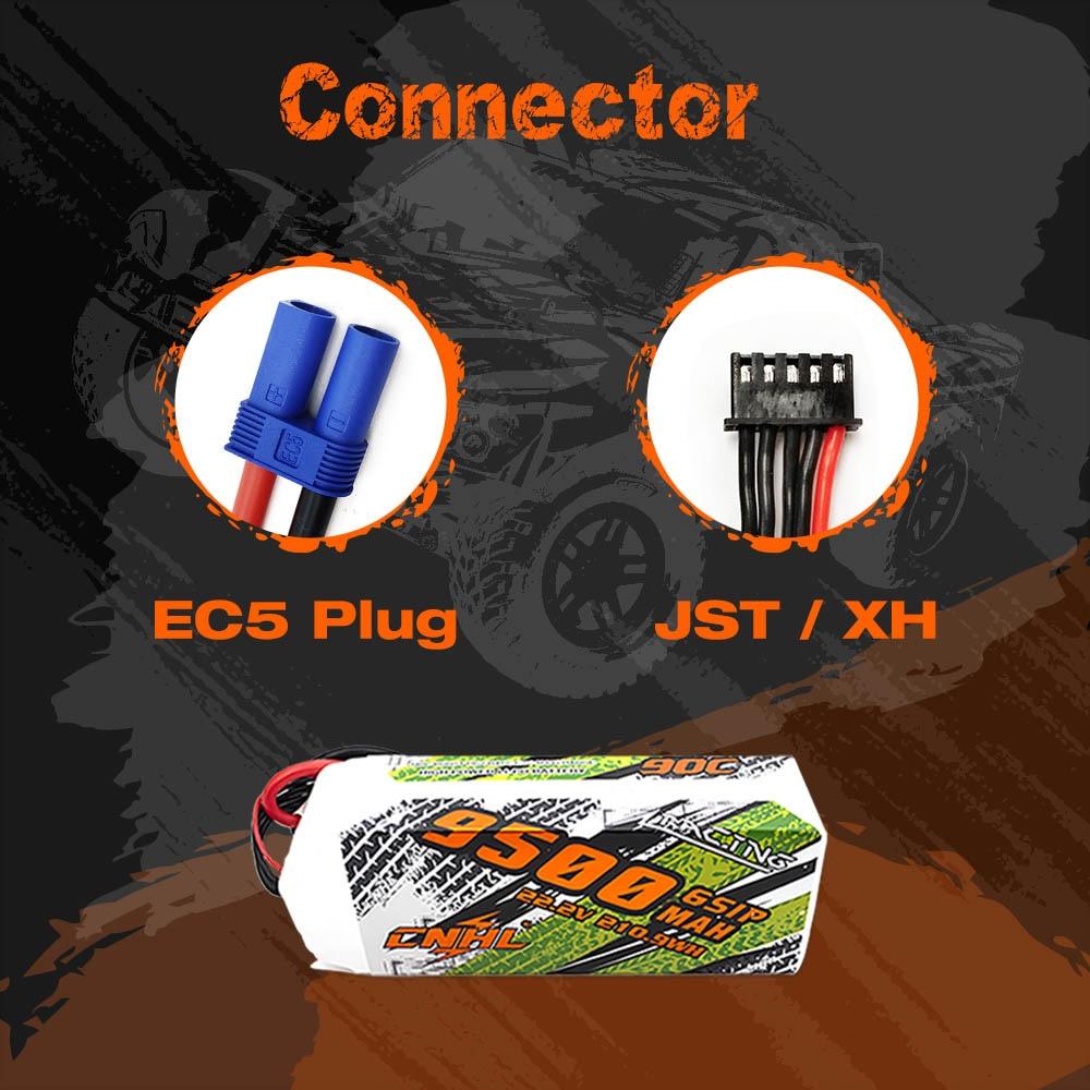 CNHL Lipo 6S 22.2V 9500mAh Battery For FPV Drone - 90C With EC5 Plug For RC Cars Parts Boats Vehicle Tank Helicopter Airplane Jet Edf Speedrun - Image 5