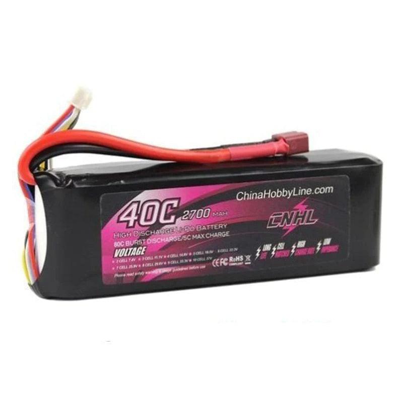 CNHL Lipo 4S 5S 6S Battery for FPV Drone - 14.8V 18.5V 22.2V 2200mAh 2700mAh 40C 55C With T XT60 Plug For RC Car Airplane Truck Vehicle Buggy — изображение 7