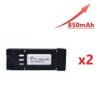 Upgraded 3.7V 850mAh Lipo Battery For E58 S168 JY019 RC Quadcopter Spare Parts 3.7v Drones Modular Battery - Image 3