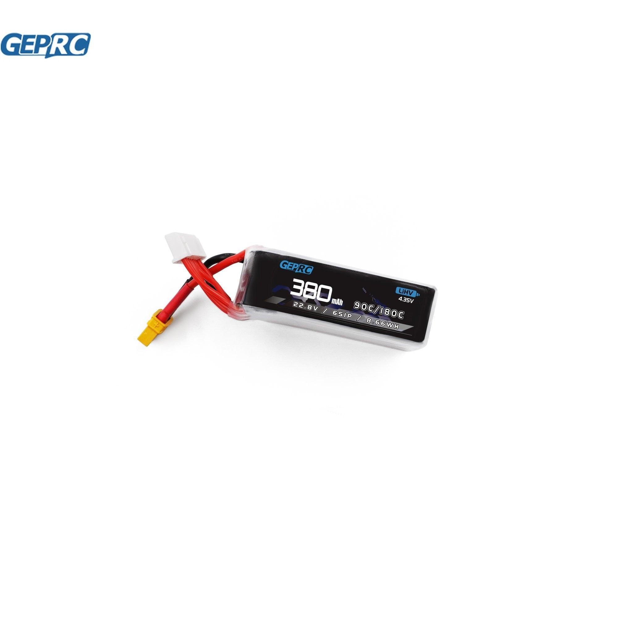 GEPRC 6S 380mAh Battery - 90/180C HV 3.8V/4.35V LiPo Battery Suitable 2-3Inch Series Drone For RC FPV Quadcopter Drone Accessories FPV Drone Battery — изображение 5
