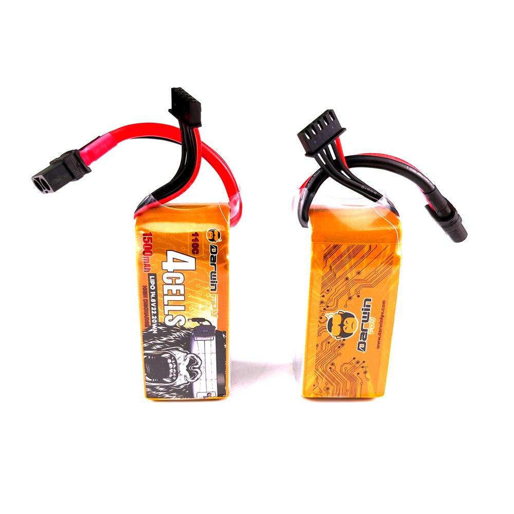 DarwinFPV 4S 1500mAh Battery - 14.8V 110C Lipo Racing Battery Quadcopter Racing FPV Drone Battery 8 DarwinFPV 4S 1500mAh Battery - 14.8V 110C Lipo Racing Battery Quadcopter Racing FPV Drone Battery — изображение 8