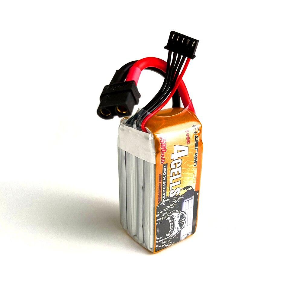 DarwinFPV 4S 1500mAh Battery - 14.8V 110C Lipo Racing Battery Quadcopter Racing FPV Drone Battery 2 DarwinFPV 4S 1500mAh Battery - 14.8V 110C Lipo Racing Battery Quadcopter Racing FPV Drone Battery — изображение 2