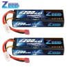 1/2units Zeee 7.4V 60C 6200mAh Lipo Battery - with Deans Plug 2S Hardcase RC Lipo Battery for RC Car Truck Vehicles Truggy Boat - Image 3