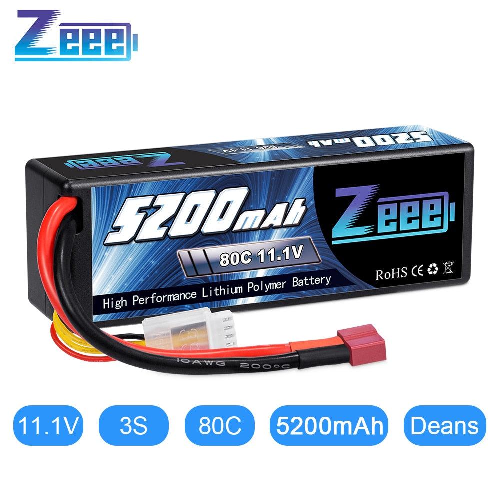 Zeee 11.1V 80C 5200mAh 3S Lipo Battery with Deans Plug Hardcase Battery for RC Car Boat Truck Helicopter Airplane Racing Models FPV Drone Battery 2 Zeee 11.1V 80C 5200mAh 3S Lipo Battery with Deans Plug Hardcase Battery for RC Car Boat Truck Helicopter Airplane Racing Models FPV Drone Battery - Image 2